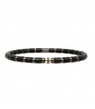 Roberto Demeglio Bracelet - Carbon in Polished Ceramic with Black Diamonds 0.08 ct - 0