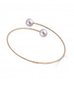 Coscia Bracelet - in 18K Rose Gold with 7.5-8mm Pink Freshwater Pearls - 0