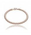 Chimento - Tradition Gold Pomegranate Bracelet in 18K Rose Gold with Natural Diamonds 19 cm - 0