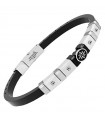 Zancan Bracelet - Hi-Teck in Steel with Compass Rose and White Zircons