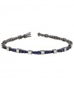 Crivelli Women's Tennis Bracelet with Diamonds and Sapphires - 0