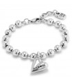 Bracciale Uno de 50 - Beloved Silver con Sfere e Cuore