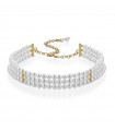 Choker Lelune - Queen a Tre Fili con Perle Coltivate 5.5-6 mm