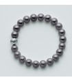 Bracciale Nimei da Donna - con Perle Freshwater Nere 7,5-8 mm