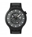 Swatch Watch - Essentials Past The Horizon Only Time Black 47mm Gray with Visible Movement