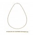 Chimento Necklace - Tradition Gold Accents in 18K Yellow Gold 50 cm - 0