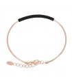 Pesavento Bracelet - DNA Spring in 925% Pink Silver with Black Dream Dust - 0