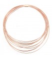 Pesavento Necklace - DNA Spring Multistrand in 925% Pink Silver - 0