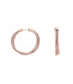 Pesavento Earrings - DNA Spring Multi-strand Hoop in 925% Pink Silver - 0