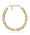 Unoaerre Necklace for Women - Fashion Jewelery Golden Chocker with Panther Chain