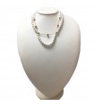 Nimei Woman's Necklace - with White Agate - 0