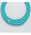 Miluna Woman's Necklace - with Turquoise Agglomerate and Pearls - 0