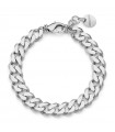 Unoaerre Bracelet - Fashion Jewelery Silver with Diamond Grumetta Chain