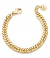 Unoaerre Bracelet - Fashion Jewelery Gold with Double Grumetta Chain