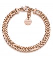 Unoaerre Bracelet - Fashion Jewelery Shiny Rose Gold with Fox Tail