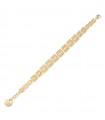 Unoaerre - Lux Bracelet in Gilded Bronze with Flat Square Links