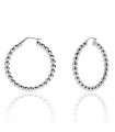 Unoaerre Earrings - Fashion Jewelery Silver Circle with Balls