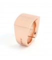 Unoaerre Ring - Fashion Jewelery in Rose Bronze with Diamond Surface