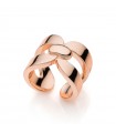 Unoaerre Ring - Square in Geometric Rose Bronze