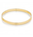 Unoaerre - Lux Bracelet in Rigid Gilded Bronze with Flat Tube