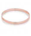 Bracciale Unoaerre - Lux in Bronzo Rosato Rigido a Tubo Piatto