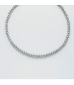 Miluna Necklace with Grey Pearls for Women - 0