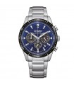 Citizen Eco-Drive Men's Watch - Of Collection Chronograph Silver 39mm Blue