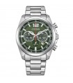 Orologio Citizen Eco-Drive da Uomo - Of Collection Cronografo Silver 41mm Verde