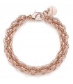 Unoaerre Bracelet - in Pink Bronze with Fancy Chain