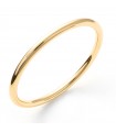 Unoaerre Bracelet - Line Bangle Rigid in Gilded Bronze