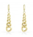 Unoaerre earrings - Golden bronze pendants with Groumette chain to climb