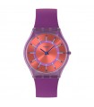 Swatch Watch - Essentials Sweet Strawberry Dream Time Only Purple 34mm Dark Pink