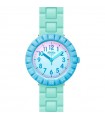 Orologio Flik Flak per Bambini - Summer Splash Blu Splash Solo Tempo 37mm Blu