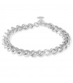 Unoaerre Bracelet - in Silver Plated Bronze with Oval Grumetta Chain - 0