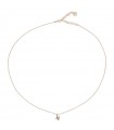 Rue Des Mille Choker - in 925% Silver Gold with Letter N and White Zircons