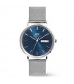 Orologio Daniel Wellington - Classic Day Display Sterling Arctic Tempo e Data Silver 40mm Blu