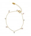 Salvatore Plata Bracelet - Heritiere in 925% Silver Gilded with Pearls