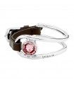 Uno de 50 Women's Bracelet - On My Own with Pink Swarovski Crystal - 0