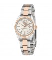 Maserati Woman's Watch - Competizione 31mm Just Time Silver and Rose Gold - 0