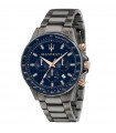 Maserati Men's Blue Sfida Chronograph 44mm Watch - 0