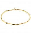 Chimento Bracelet - Tradition Gold Bamboo Classic 19,5 cm in Yellow Gold - 0