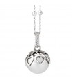 BOCCADAMO NECKLACE WITH SOUND PENDANT, HEARTS AND ZIRCONIA - 0