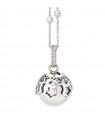 BOCCADAMO NECKLACE WITH SOUND PENDANT, STARS AND ZIRCONIA - 0