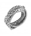 Lorenzo Ungari Woman Ring - 3Chic in 18k White Gold - 0