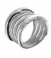 Lorenzo Ungari Woman - 3Chic Ring in 18k White Gold - 0