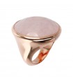 Anello Bronzallure Donna - Incanto Cabochon Quarzo Rosa