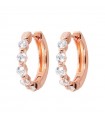 Bronzallure Altissima Circle Earrings with Zircons for Woman