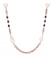 Collana Bronzallure Donna - Maxima con Perle Coltivate e Spinelli Neri