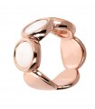 Bronzallure Woman Ring - Alba with Discs and Mother of Pearl