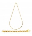 Chimento Men's Tradition Gold Necklace 50cm Accents - 0